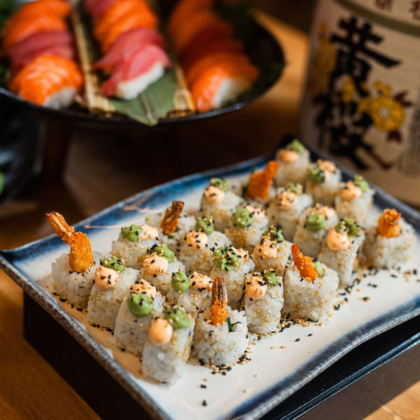 Degustare de sushi la tine acasa - platou 60 de piese